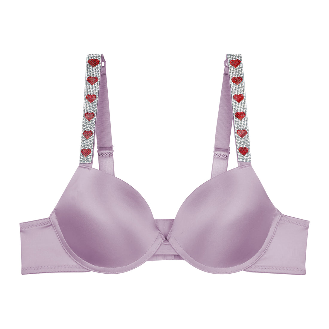 68864 Hearts Rhinestone Bra