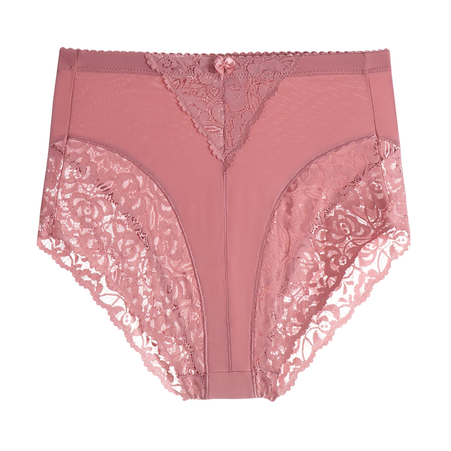 63031-008 High-Waisted Floral Lace Briefs (6-Pack)