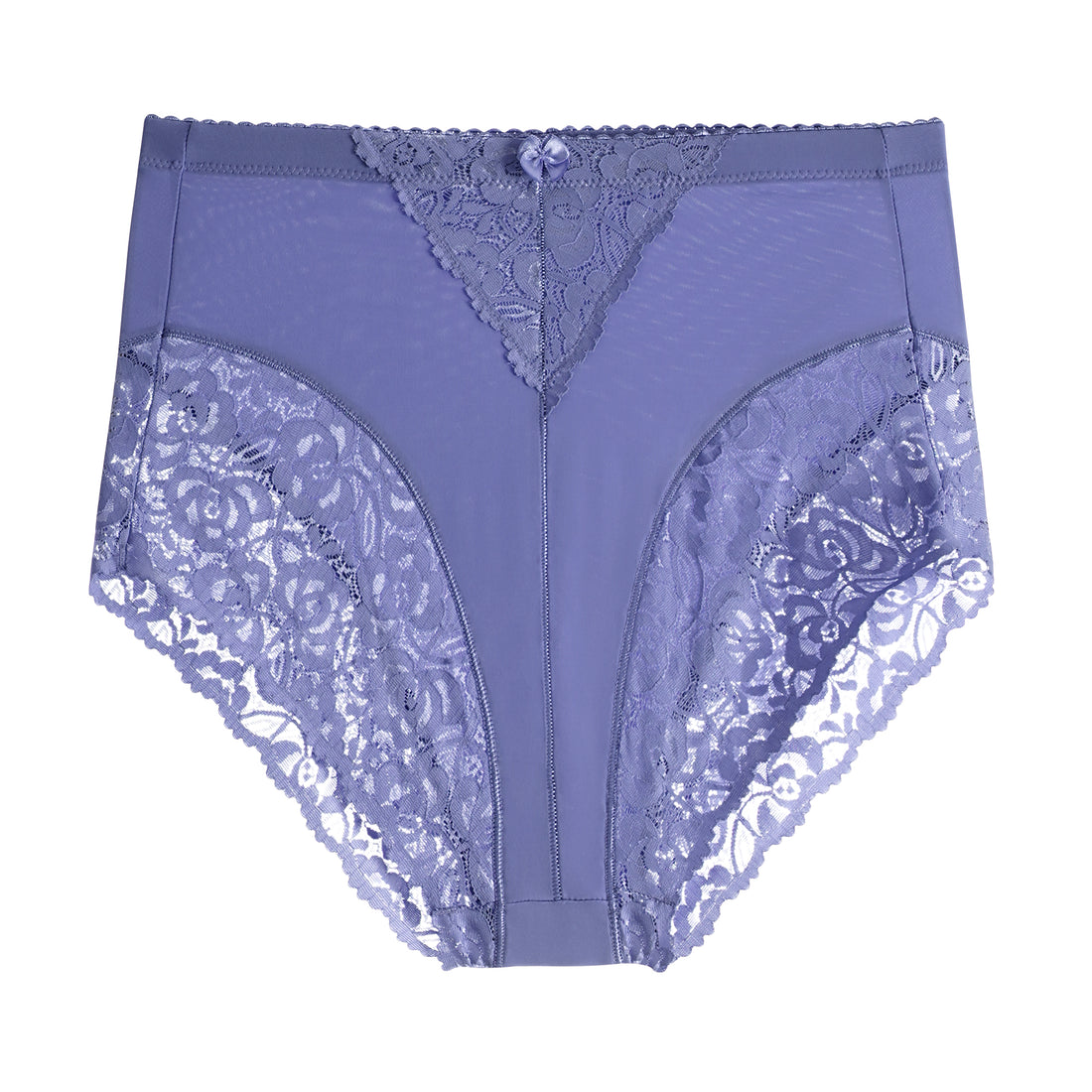 63031-008 High-Waisted Floral Lace Briefs (6-Pack)