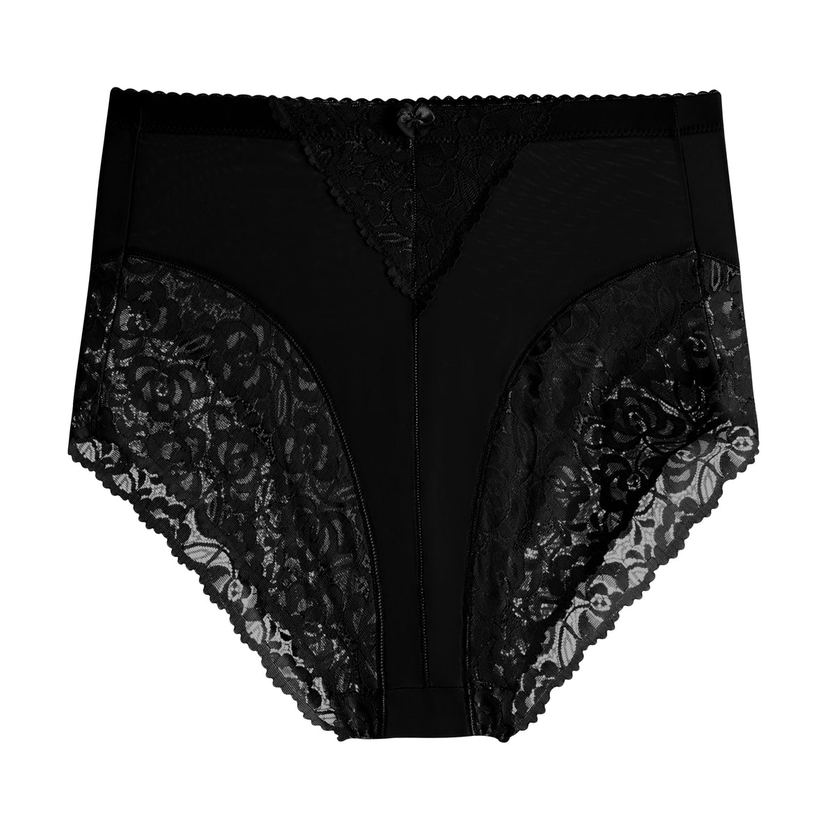 63031-008 High-Waisted Floral Lace Briefs (6-Pack)