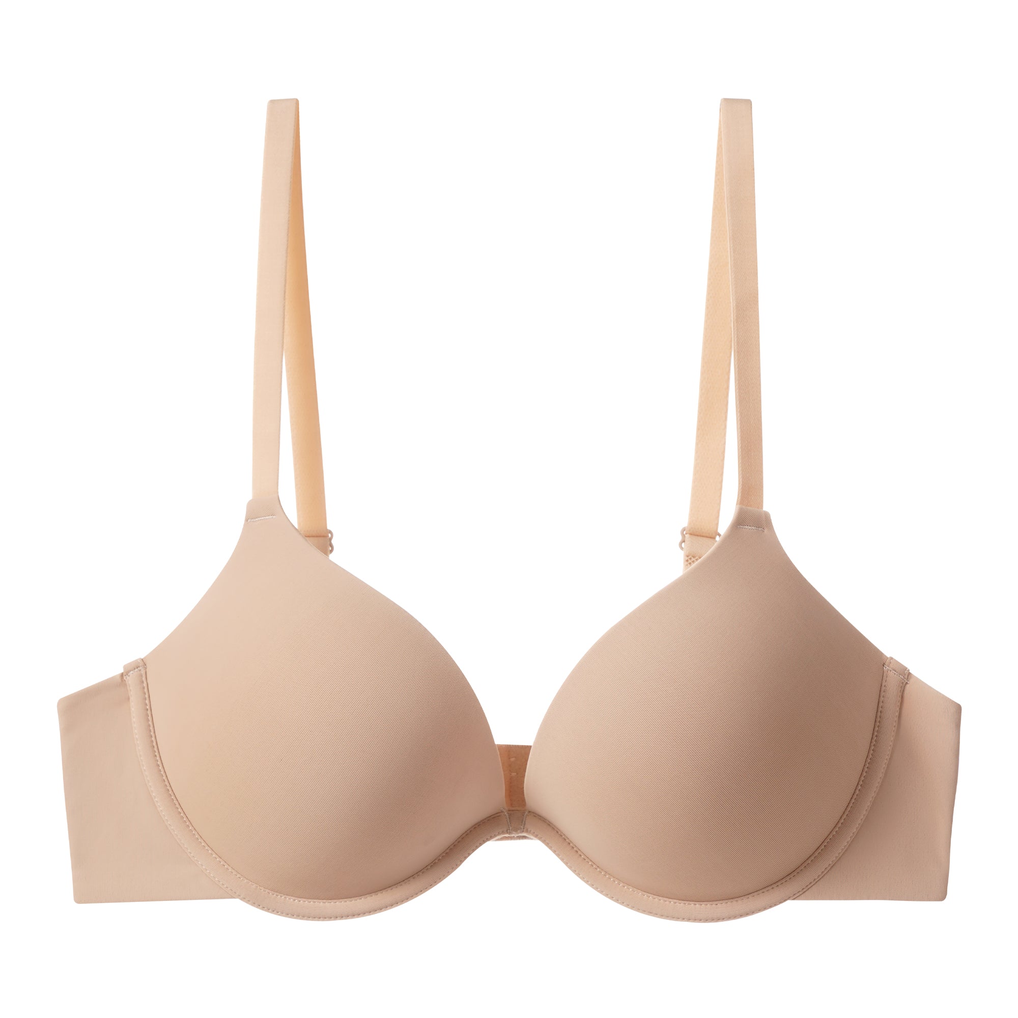 68210-C Microfiber Full Cup Push-Up Plunge Bra
