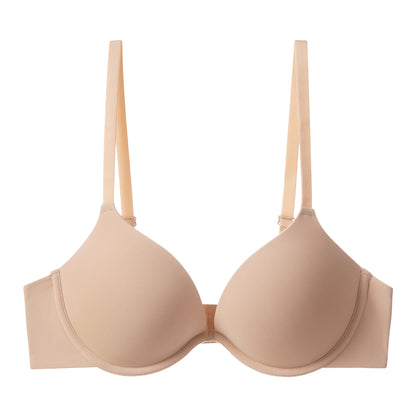 68210-C Microfiber Full Cup Push-Up Plunge Bra