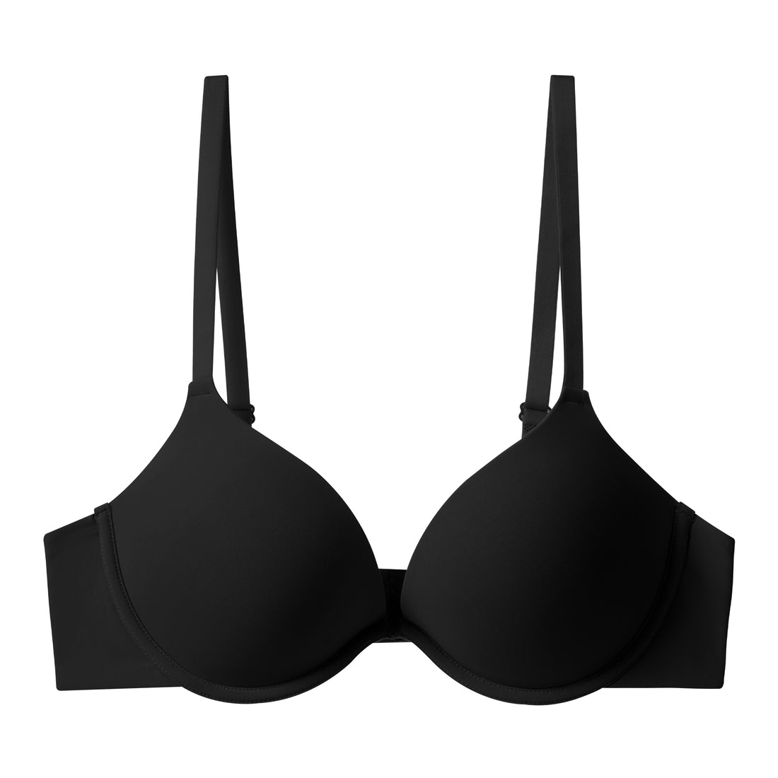 68210-C Microfiber Full Cup Push-Up Plunge Bra