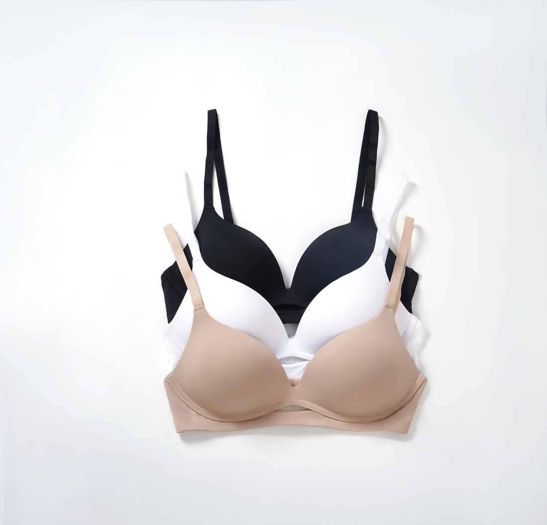 68216 B-C Wireless Shiny Microfiber Bra
