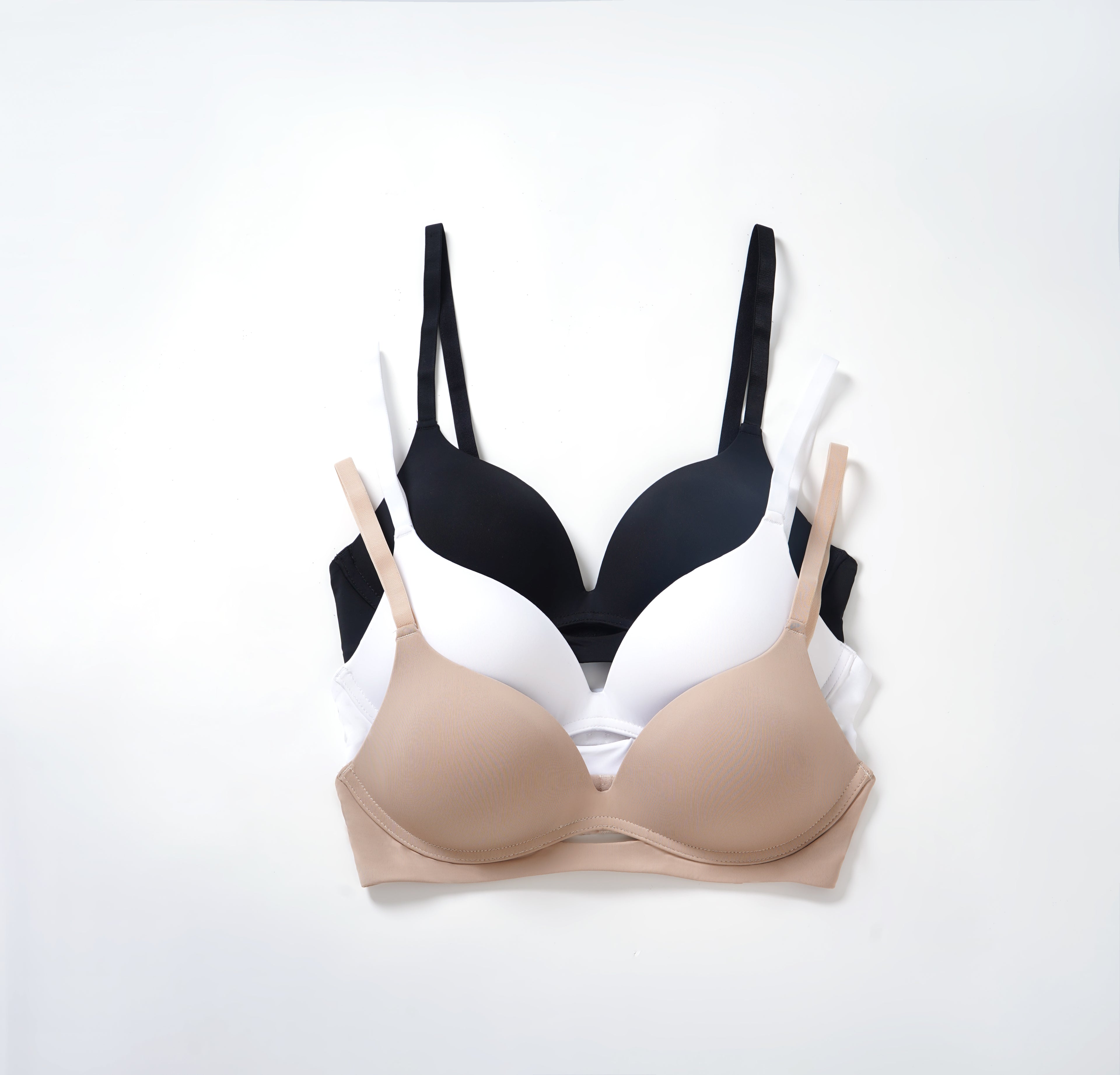68216 B-C Wireless Shiny Microfiber Bra