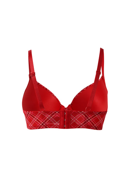 68865 B-C Two Printed Microfiber Full Cup Push-Up Bra