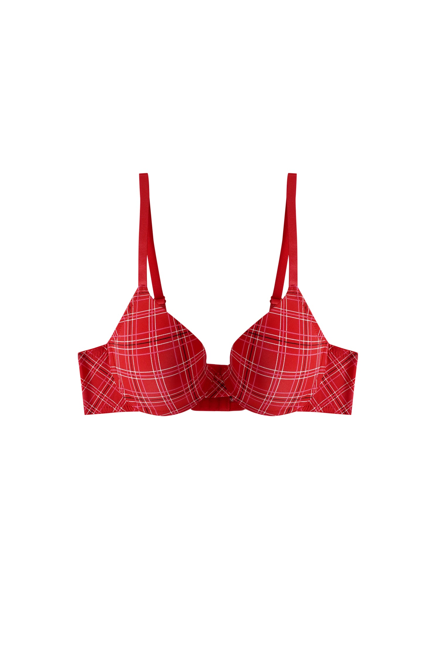 68865 B-C Two Printed Microfiber Full Cup Push-Up Bra