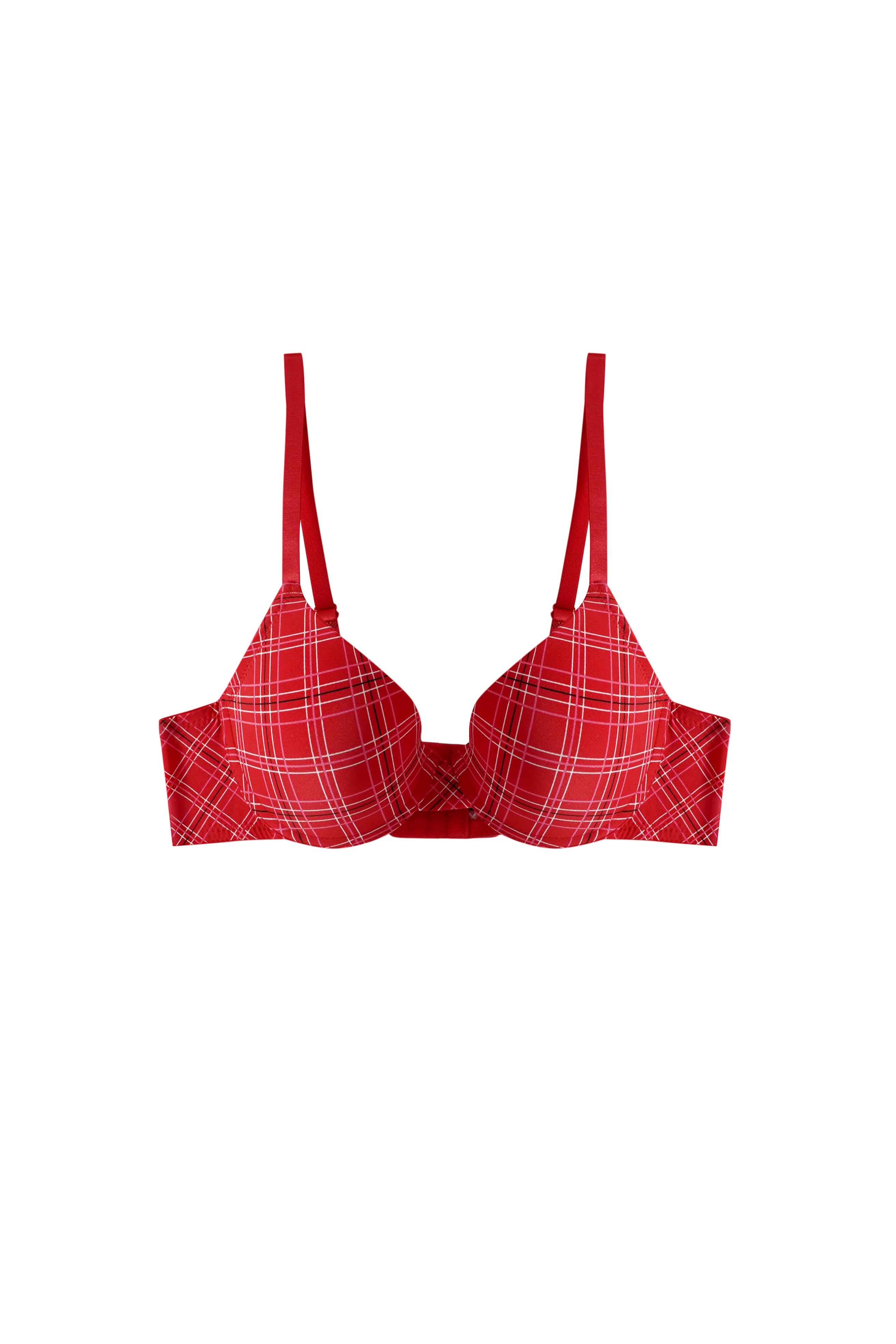 68865 B-C Two Printed Microfiber Full Cup Push-Up Bra