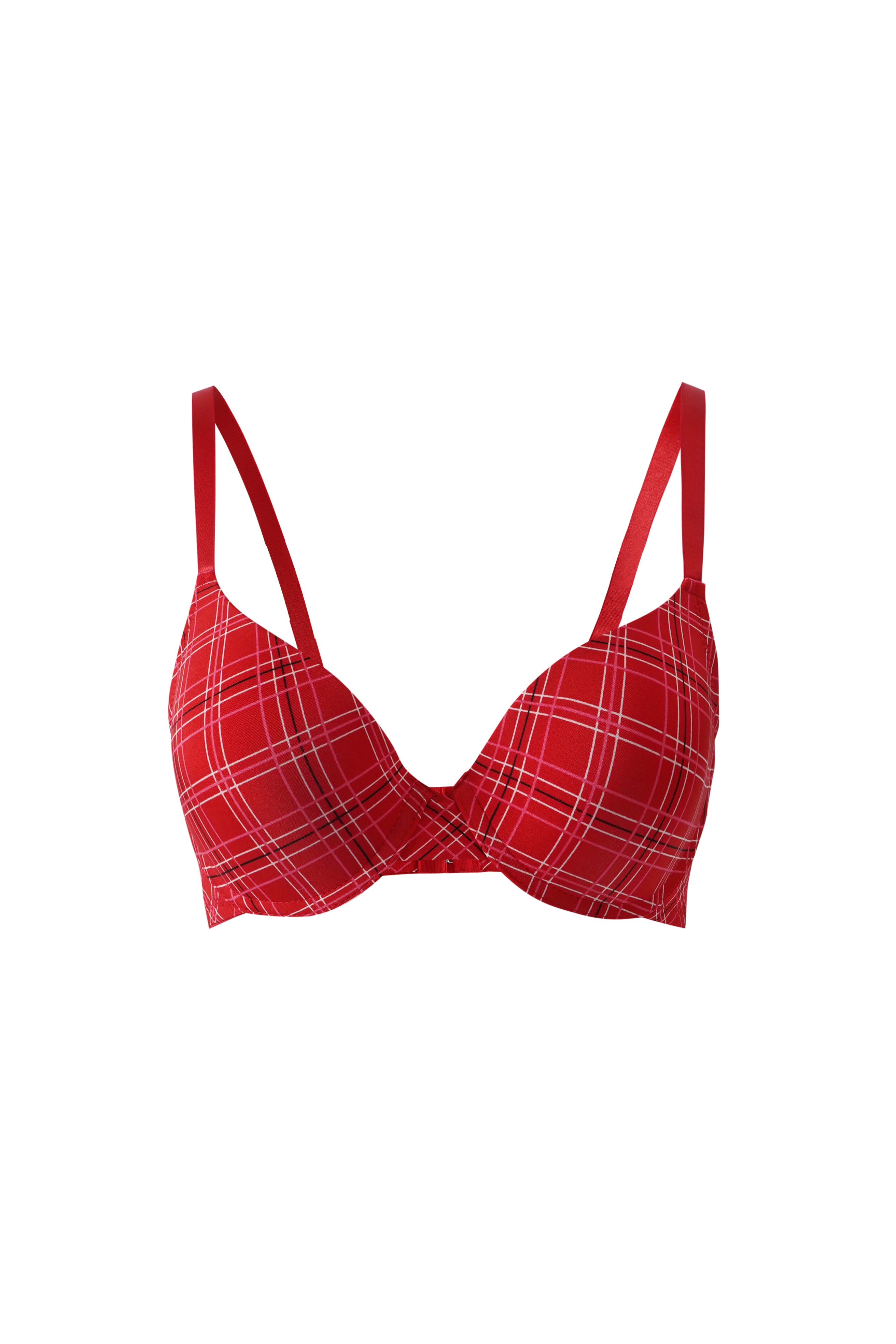 68865 B-C Two Printed Microfiber Full Cup Push-Up Bra