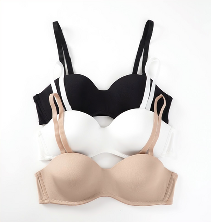 68893C No Wire Microfiber half Cup Bra