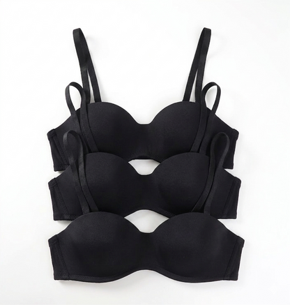68893B  3-pack in a solid color option (available in All Beige/Nude or All Black).