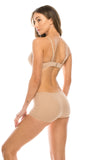 Classic Microfiber Two Size up Push-up Bra 68356 and Laser Cut Panties 68600PH Basic Color