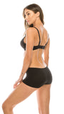 Classic Microfiber Two Size up Push-up Bra 68356 and Laser Cut Panties 68600PH Basic Color