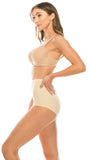 69082 Microfiber High Waist Full Coverage Brief Basic Color Only
