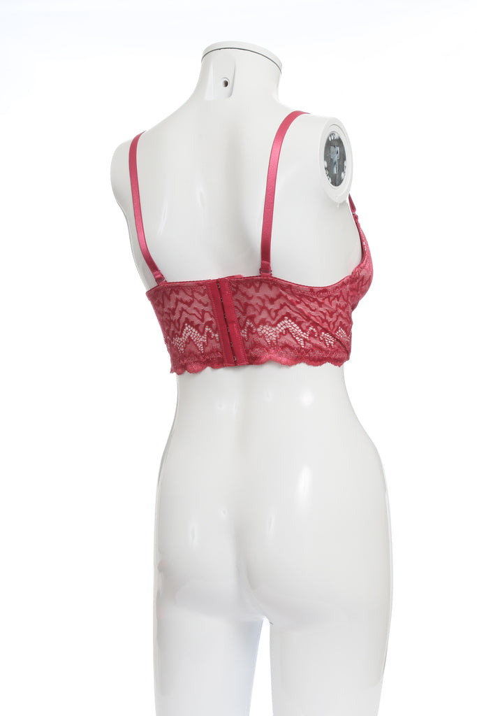 Nautica, Intimates & Sleepwear, Nwot Nautica Intimates Seamless Light  Pink Lacy Bralette 3x